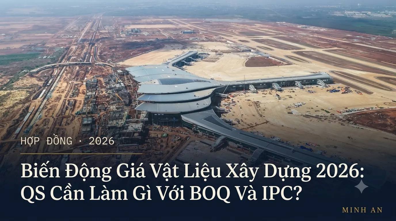 Biến Động Giá Vật Liệu Xây Dựng 2026: QS Cần Làm Gì Với BOQ Và IPC?