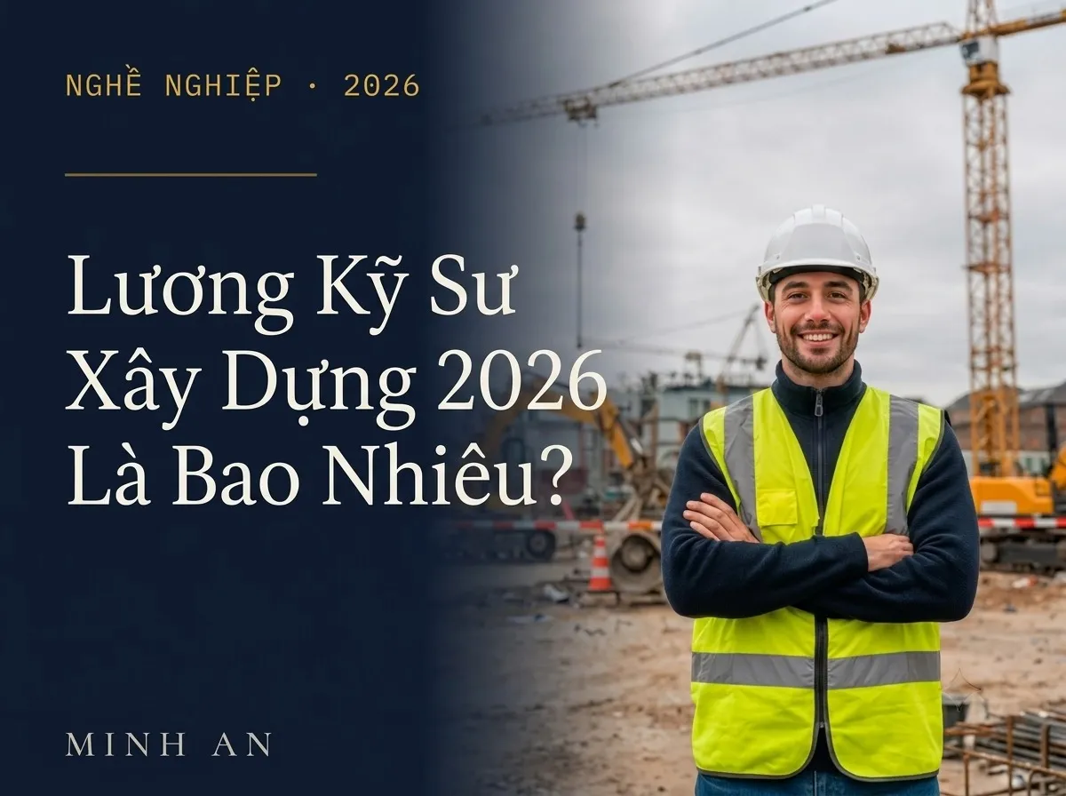 Lương Kỹ Sư Xây Dựng 2026 Là Bao Nhiêu? (Cập Nhật Theo Kinh Nghiệm)